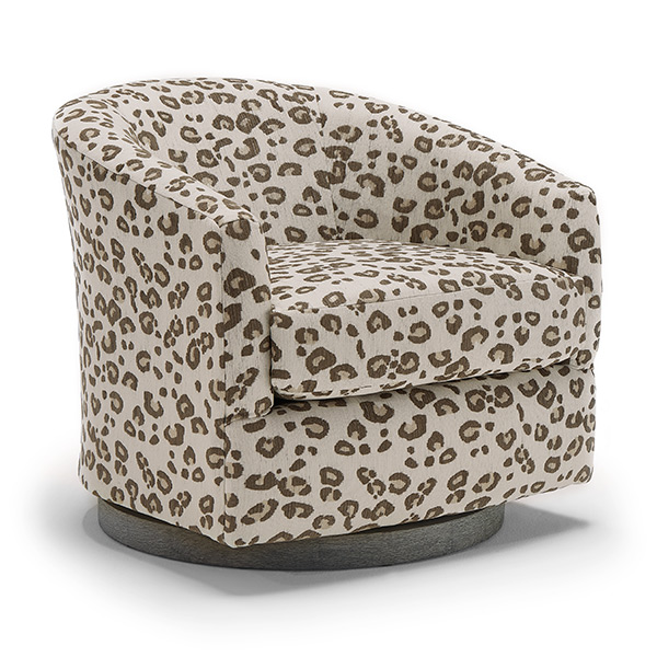 Leopard print best sale swivel chair